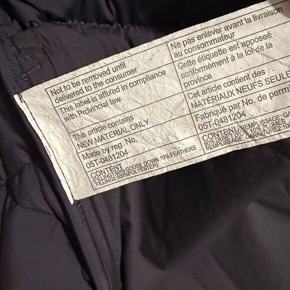 Lululemon Fluffed Up Jacket Purple Nightfall Puffer Goose Down Quilted Winter - Picture 14 of 15